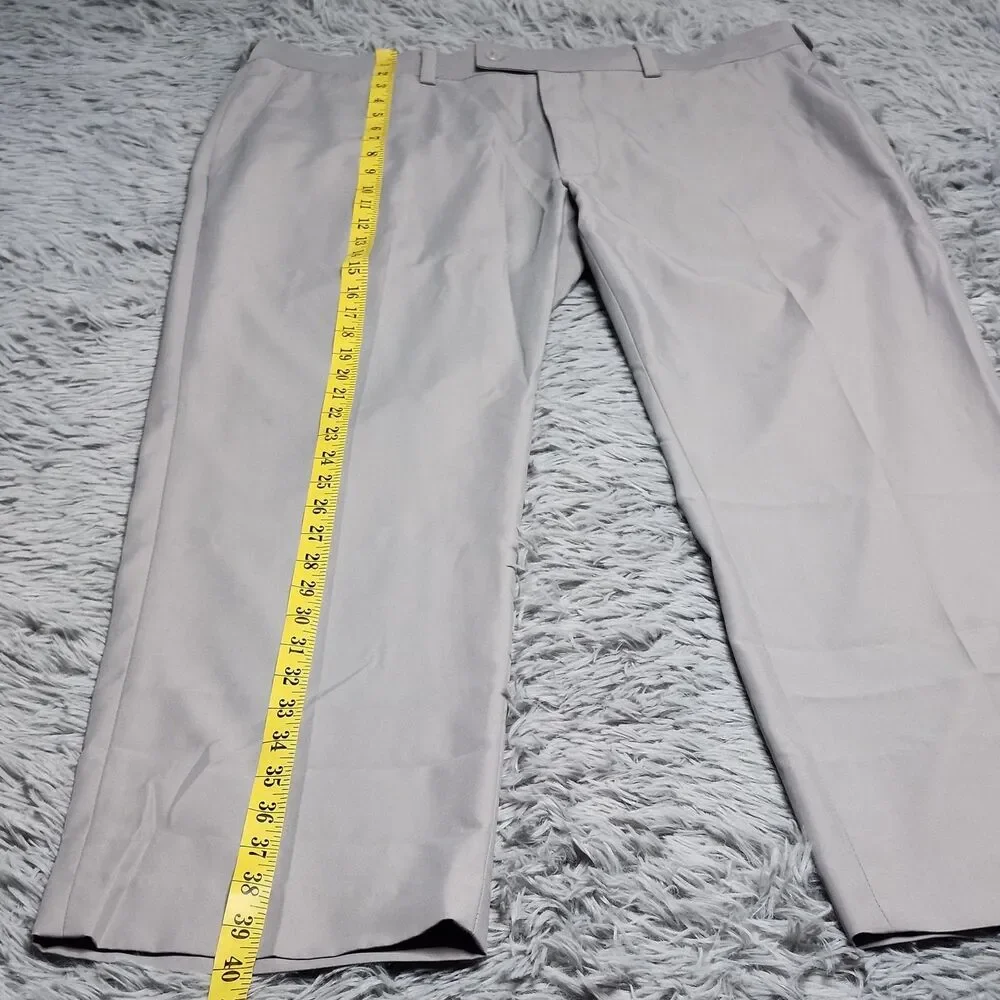 Louis Raphael Golf Pants Mens 40x29 Flat‎ Front Dress Trousers Classic Polyester